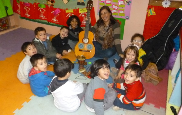 AULA DE MÚSICA – Professora Tânia Gil – JARDIM A